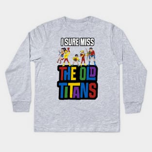 Old Titans Kids Long Sleeve T-Shirt